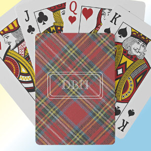 Cartas de reproducción Monograma Royal Stewart Tar