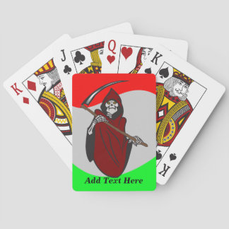 Cartas de reproducción personalizadas de esqueleto