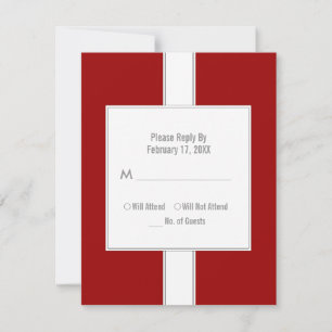 Cartas de respuesta de Bar o Bat Mitzvah {Red}