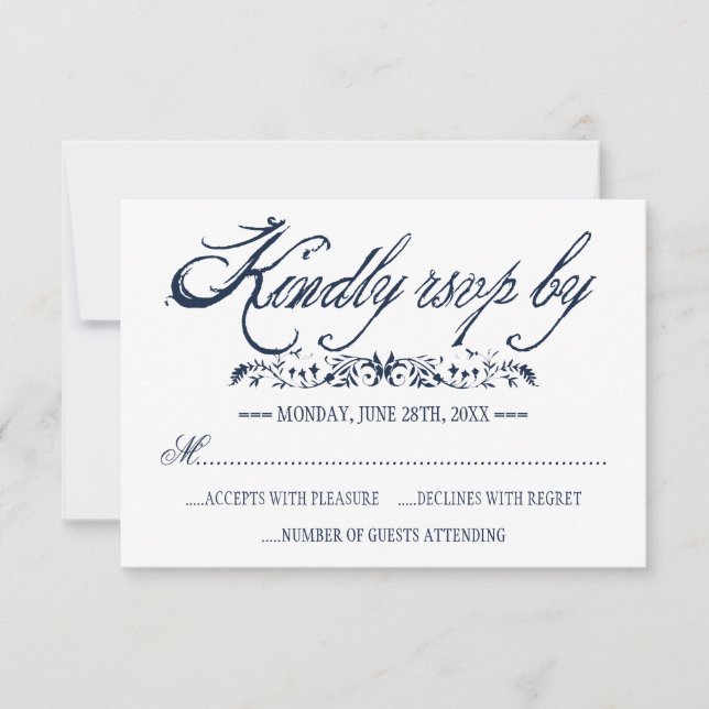 Cartas de respuesta de Bodas bohemias de acuarela  (Anverso)