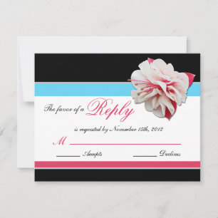 Cartas de respuesta de los Bodas Fuchsia Flower Pi