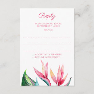 Cartas de respuesta del Boda de Monograma Ave.