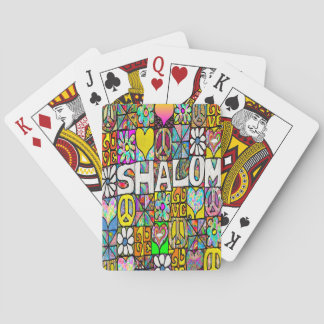 Cartas de retro 60 Psicodelic Shalom LOVE
