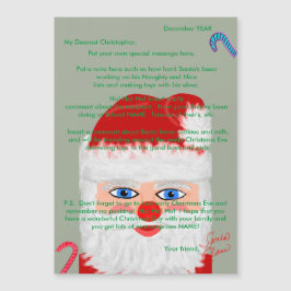 Cartas de Santa Claus Candy Canes