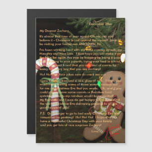 Cartas de Santa Gingerbread 5x7