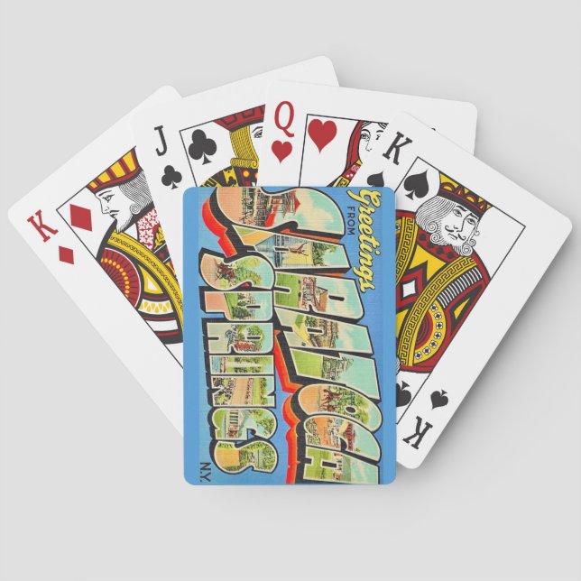 Cartas de Saratoga Springs NY (Reverso)