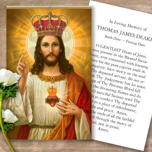 Cartas de simpatía de nuestro Rey Pérdida Funeral 