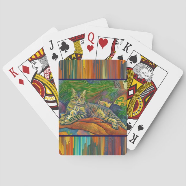 Cartas de Tacoma Kitty y su conejo de juguete (Reverso)