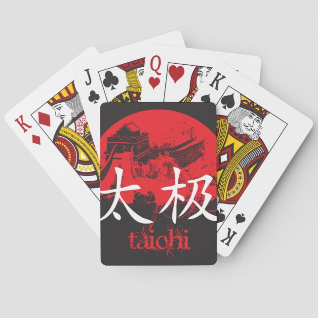 Cartas de Tai Chi en juego (Reverso)