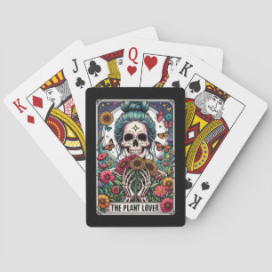 Cartas de Tarot Poker de Plant Lover Skeleton