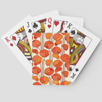 Cartas de teatro de Art Nouveau Poppies