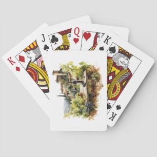 Cartas de teatro de viñedos italianas