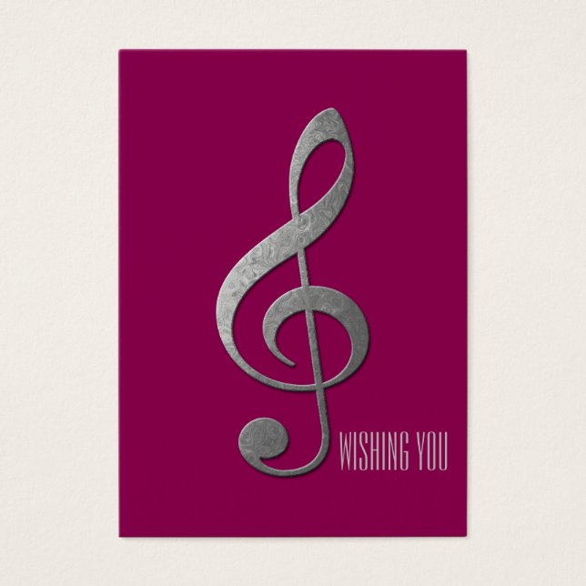 cartas de trébol de "plata", giftwrap (Frente)