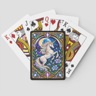 Cartas de Unicornio de Vidrio Emplomado