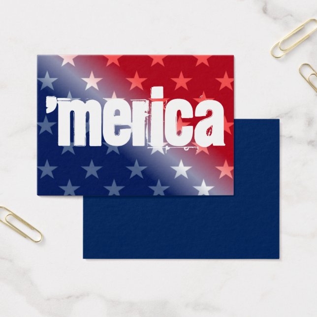 "Cartas del equipo de Merica - azul rojo blanco (Oficina)