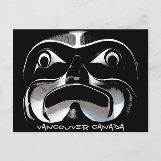 Cartas del Tótem de las postales de Vancouver (Anverso)