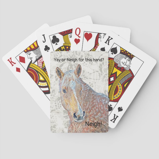 Cartas divertidas para jugar en Yay o Neigh Horse (Reverso)