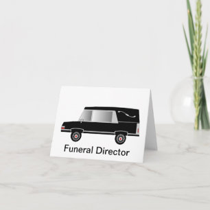 Cartas en blanco de notas del director funerario