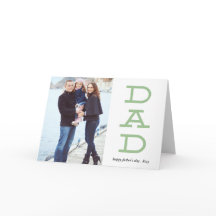 Cartas en negrita Tarjeta de felicitación de fotos