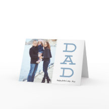 Cartas en negrita Tarjeta de felicitación de fotos