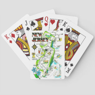 Cartas ilustradas del estado de Nueva Jersey
