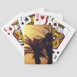 Cartas jugando palmeras