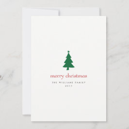 Cartas minimalistas de Árboles de Navidad