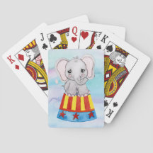 Cartas para jugar al elefante de circo