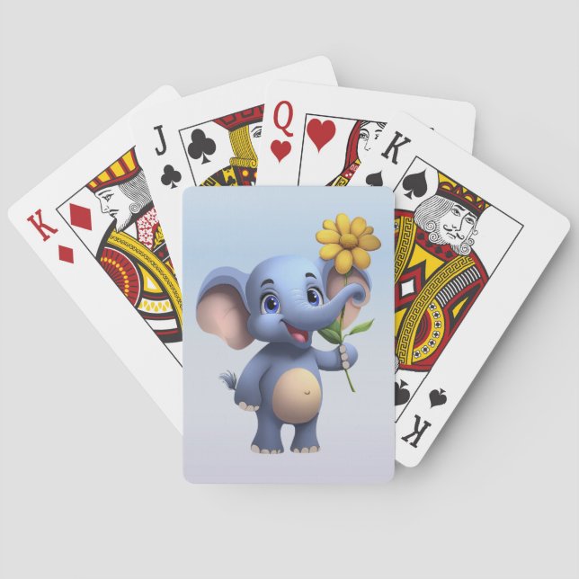 Cartas para jugar al elefante Personalizado Fantas (Reverso)