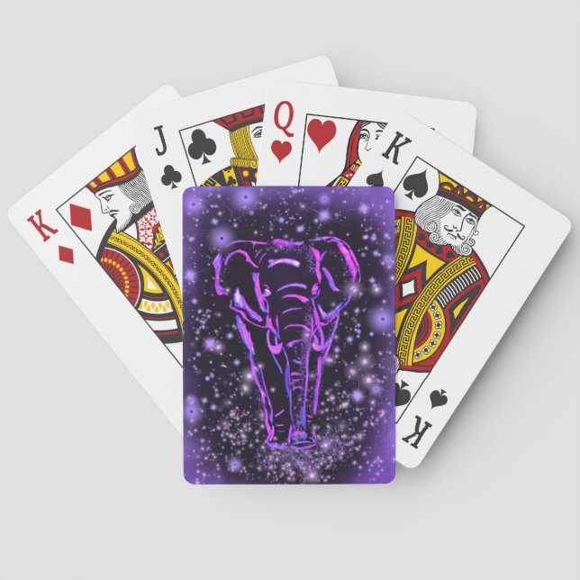 Cartas para jugar al Elefante Púrpura (Reverso)