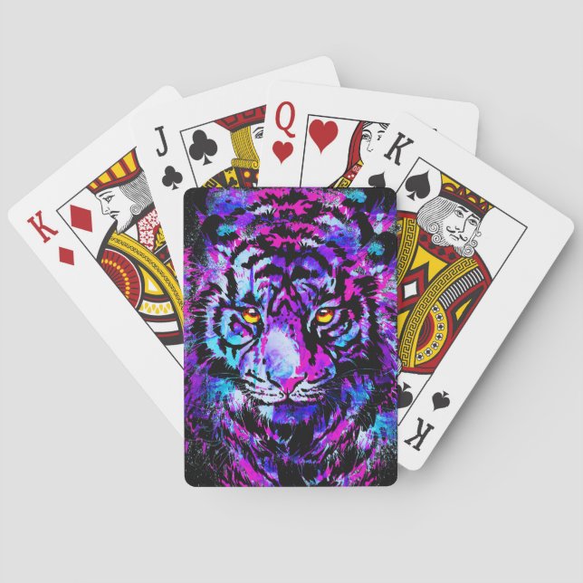 Cartas para jugar al tigre - Alfombra para la cara (Reverso)