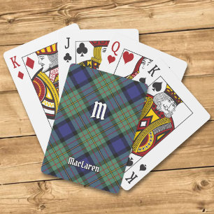 Cartas para jugar Clan MacLaren Tartan