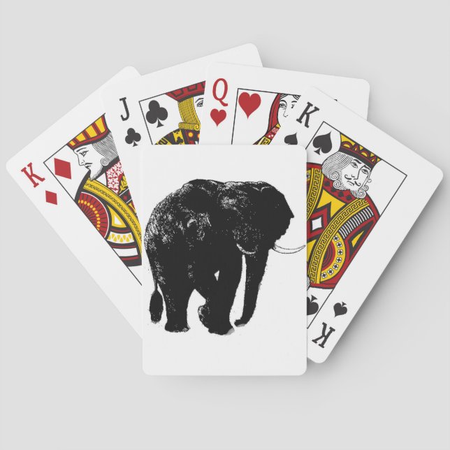 Cartas para jugar en bicicleta de elefante (Reverso)