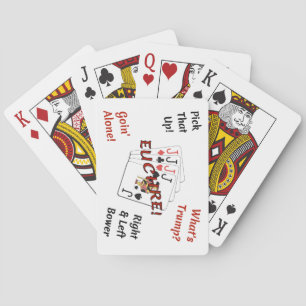 Cartas para jugar en bicicleta - Euchre!