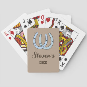 Cartas personalizadas de herradura occidental