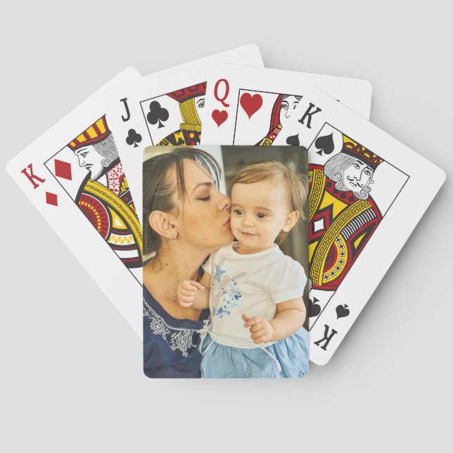 Cartas Personalizado, baraja de la foto (Reverso)