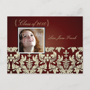 Cartas postales invitadas a la fiesta de graduació