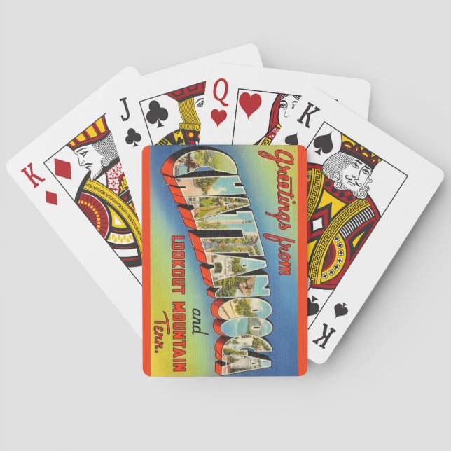 Cartas Retro de Chatanooga TN (Reverso)