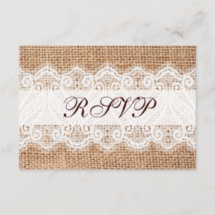 Cartas RSVP de la boda de la rúbrica de la rúbrica