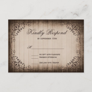 Cartas RSVP de matrimonio ruso por herradura en el