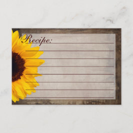 Cartas rusas de receta de girasol en el país