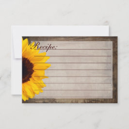Cartas rusas de receta de girasol en el país
