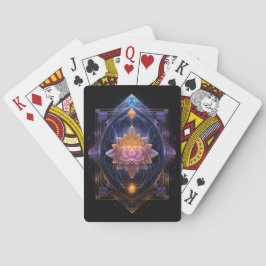 Cartas sagradas de juego de geometría