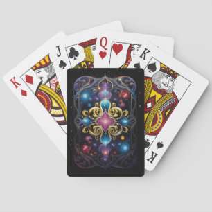 Cartas sagradas de juego de geometría
