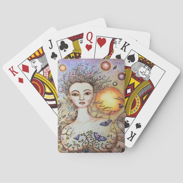 Cartas surrealistas de juego (Reverso)