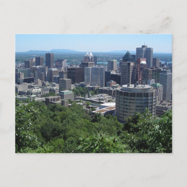 Cartas y postales de Montreal Birds View (Anverso)