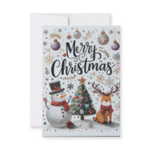 Carte de Noel - Merry Christmas