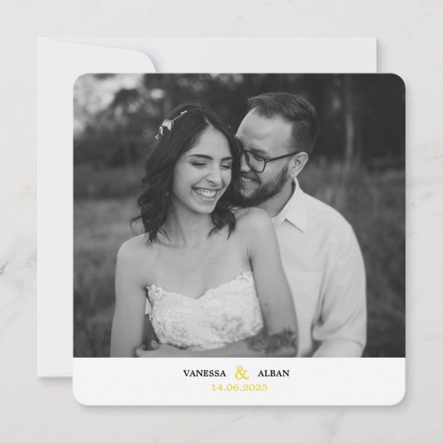 Carte de remerciement "Flavus" (Anverso)