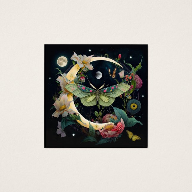 CARTE DE VISITE - PAPILLON DE NUIT (Anverso)