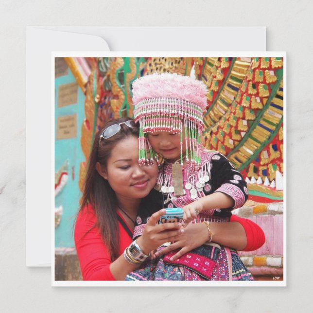 Carte Fête des Mères Thaïlande (Anverso)